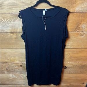 ASOS women’s Black Sleeveless Dress 14 stretch Bodycon Mini Cocktail Lightweight